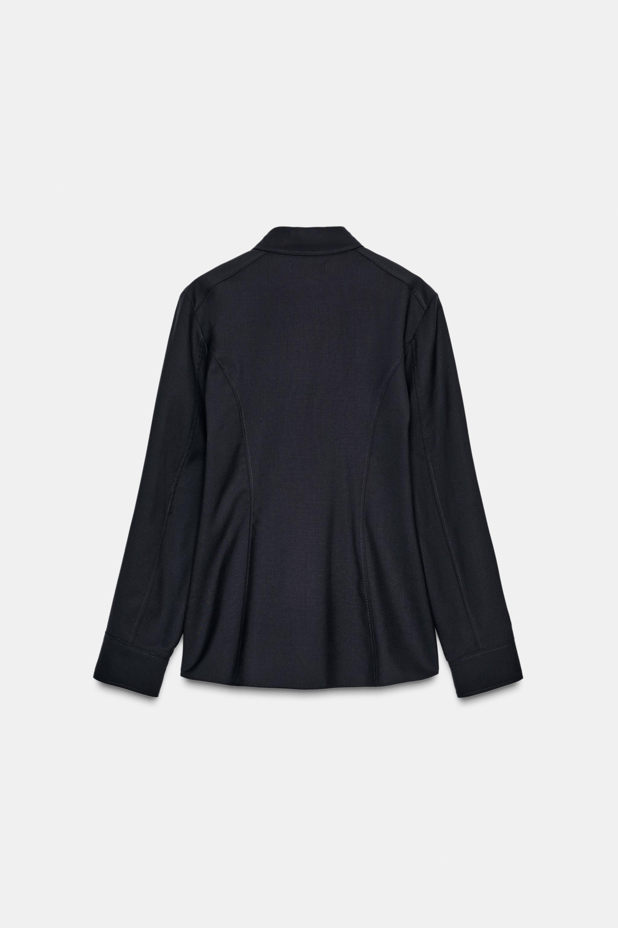 100% WOOL SHIRT ZW COLLECTION